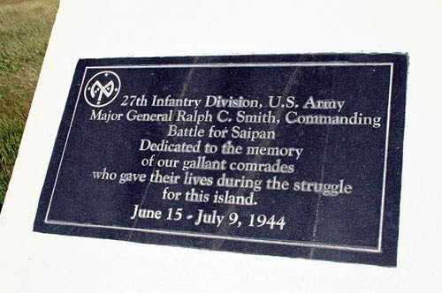 Monument U.S. 27th Infantry Division (Saipan) #1