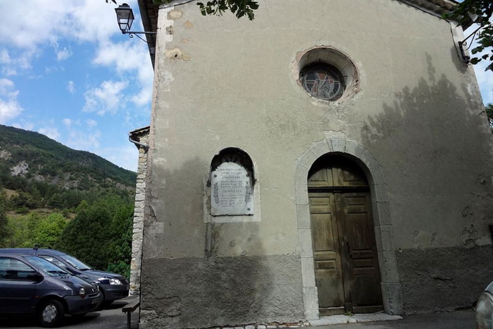 Monument Eerste Wereldoorlog Chanolles en Chavailles #1