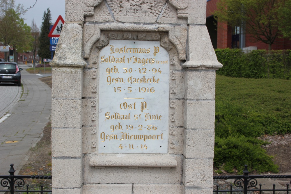 Oorlogsmonument Vollezele #4