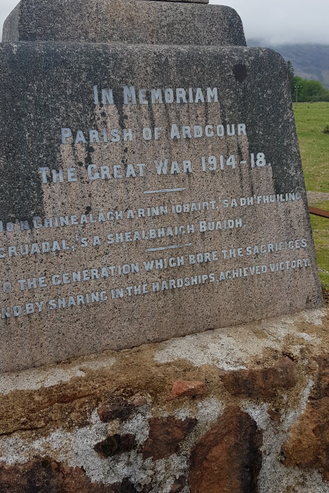 Oorlogsmonument Ardgour #2