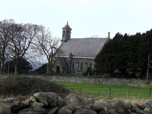 Commonwealth War Grave St. Llechid Churchyard #1