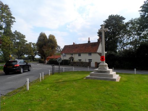 Oorlogsmonument Waltham St. Lawrence #1