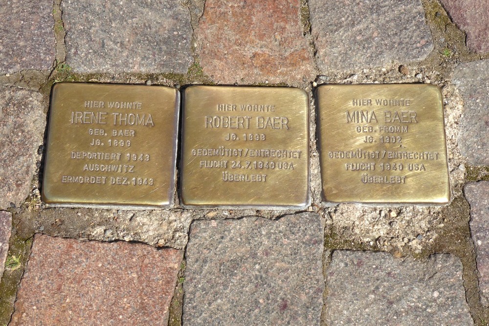 Stolpersteine Steinheimer Strasse 17
