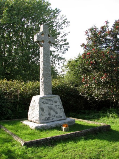 Oorlogsmonument Wangford #1