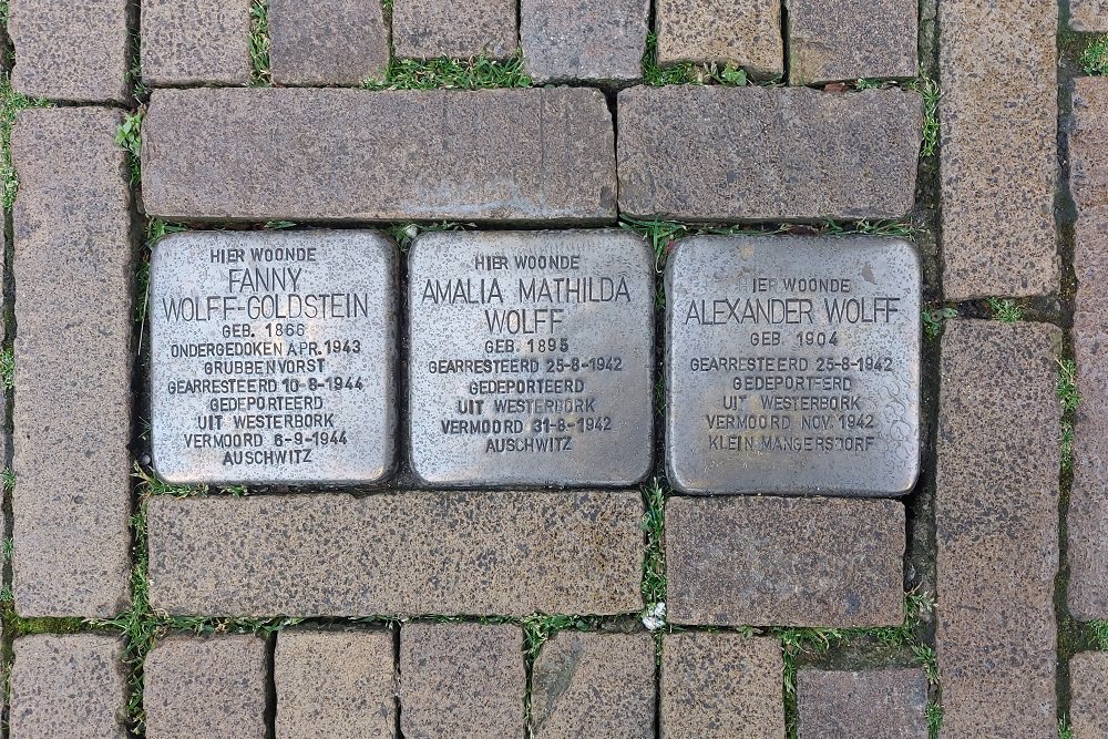 Stolpersteine Klaasstraat 17 #3