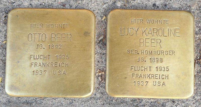 Stolpersteine Rickertstraße 23