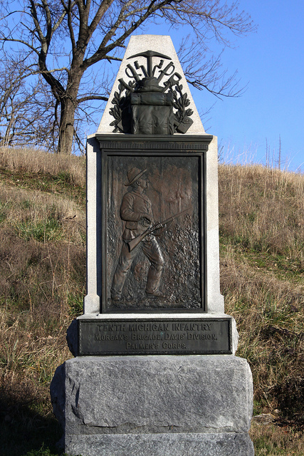 Monument 10th Michigan Infantry #1