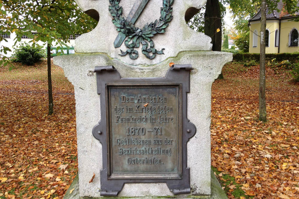 Franco-Prussian War Memorial Osterhofen #1