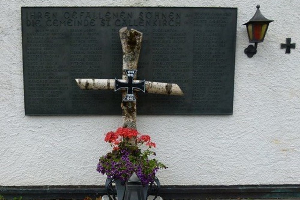 Oorlogsmonument Sankt Gallenkirch #1