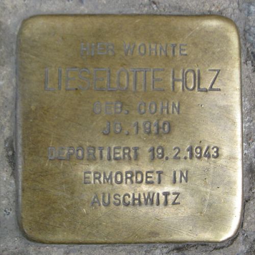 Stumbling Stones Rochstraße 1 #3