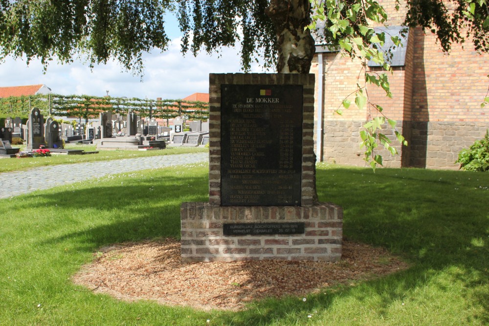 Oorlogsmonument Koekelare De Mokker #2