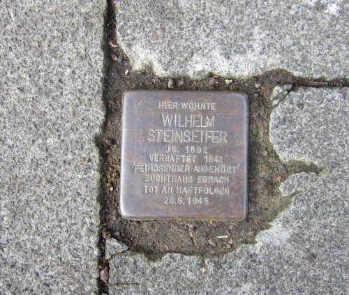 Stolperstein Leimbachstrae 128 #1