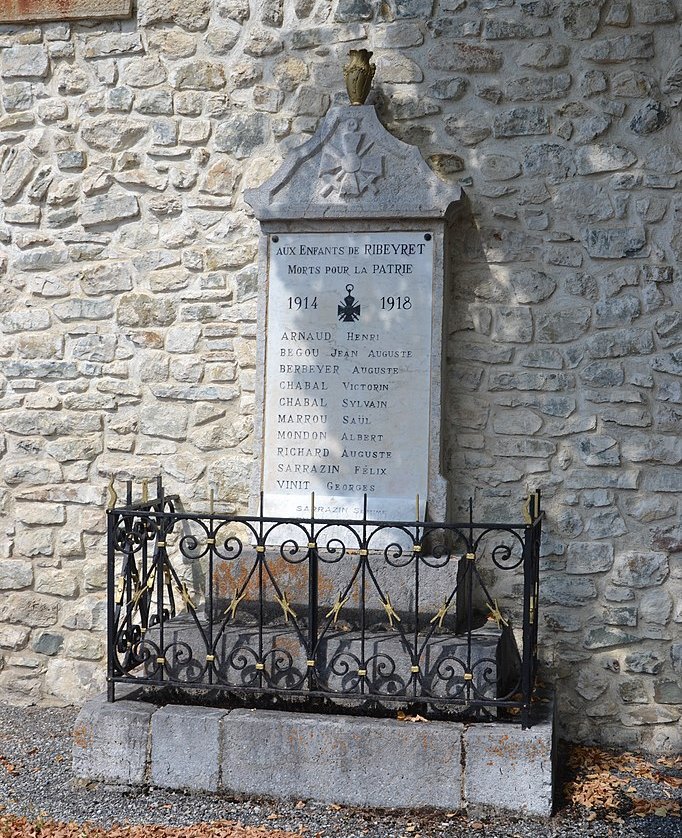 Oorlogsmonument Ribeyret