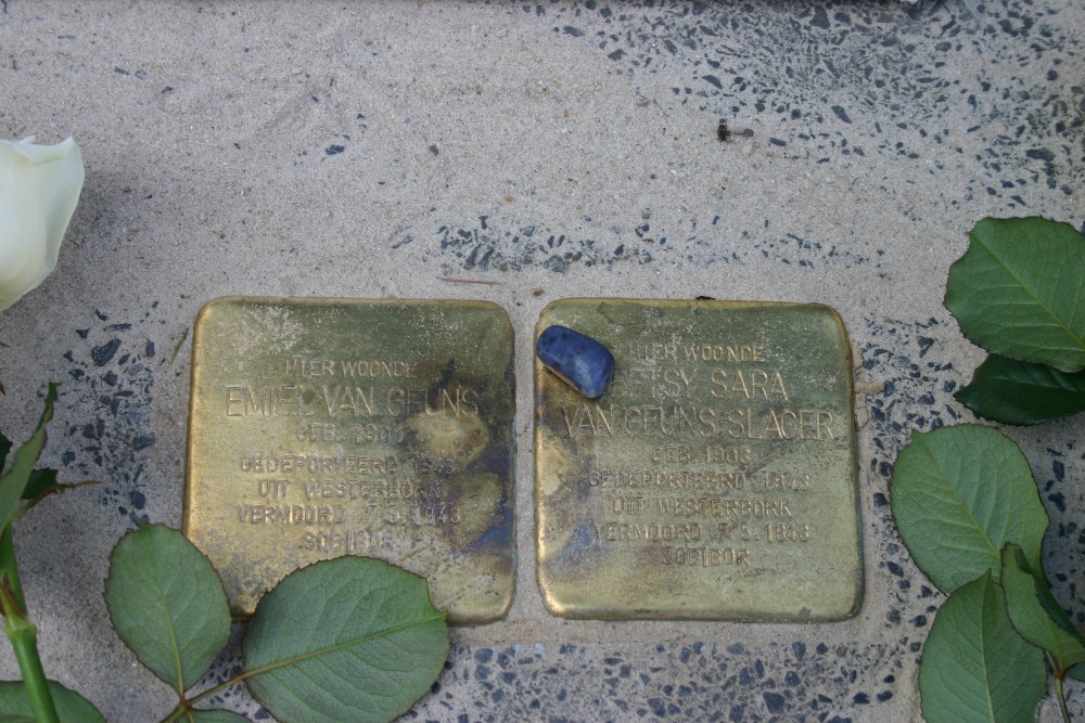 Stolpersteine Taco Mesdagplein 10 #2