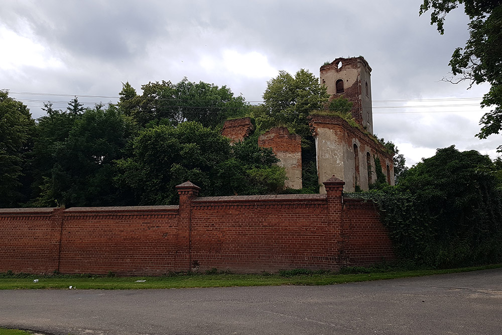 Ruins Village Church Rozumice