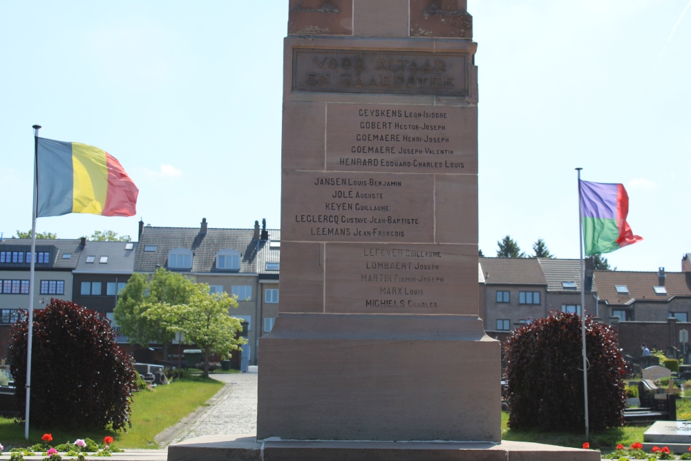 Oorlogsmonument Begraafplaats Oudergem	 #5