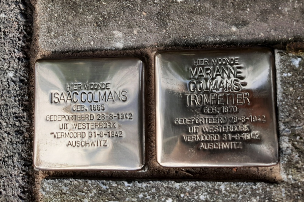 Stolpersteine Dickmansstraat 14 #1