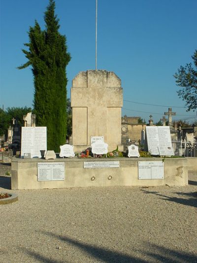 Oorlogsmonument Begraafplaats Monteux