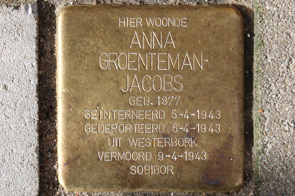 Stolperstein Slingerbeekstraat 14 #1