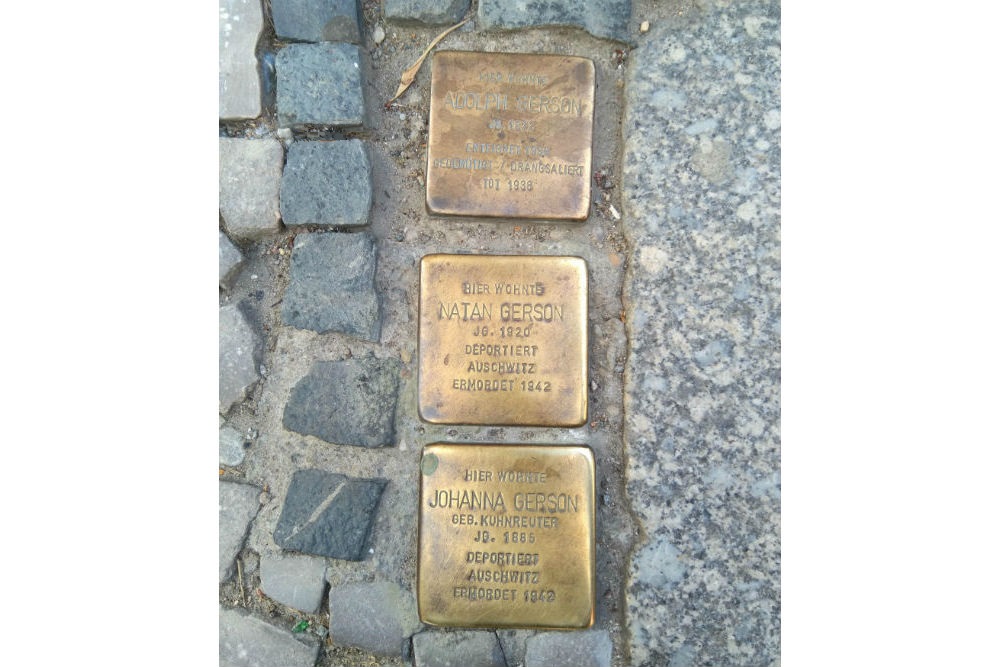 Stolpersteine Tribseer Strae 22