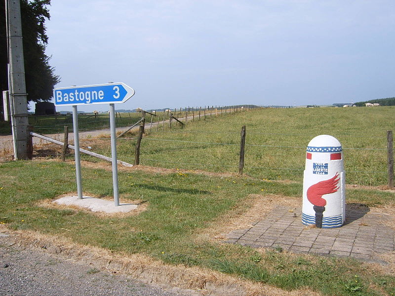 Kilometerpaal Voie de la Liberté