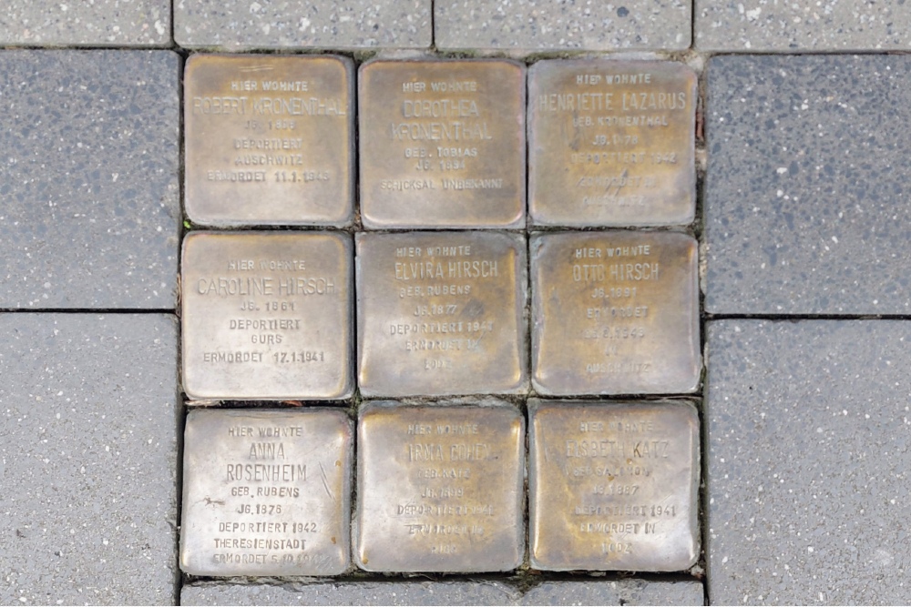 Stolpersteine Engerserstraße. 6 #1