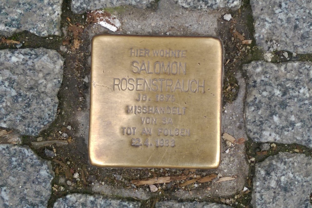 Stolperstein Wilhelmstrae 20 #1