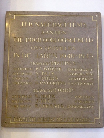 Plaque IJmuiden Sea and Habourmuseum #1