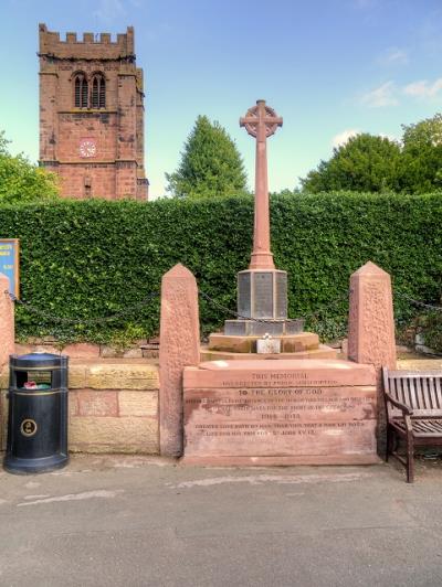 Oorlogsmonument Tarvin #1