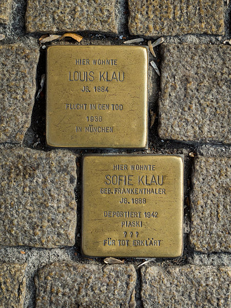 Stolpersteine Karlstrae 2