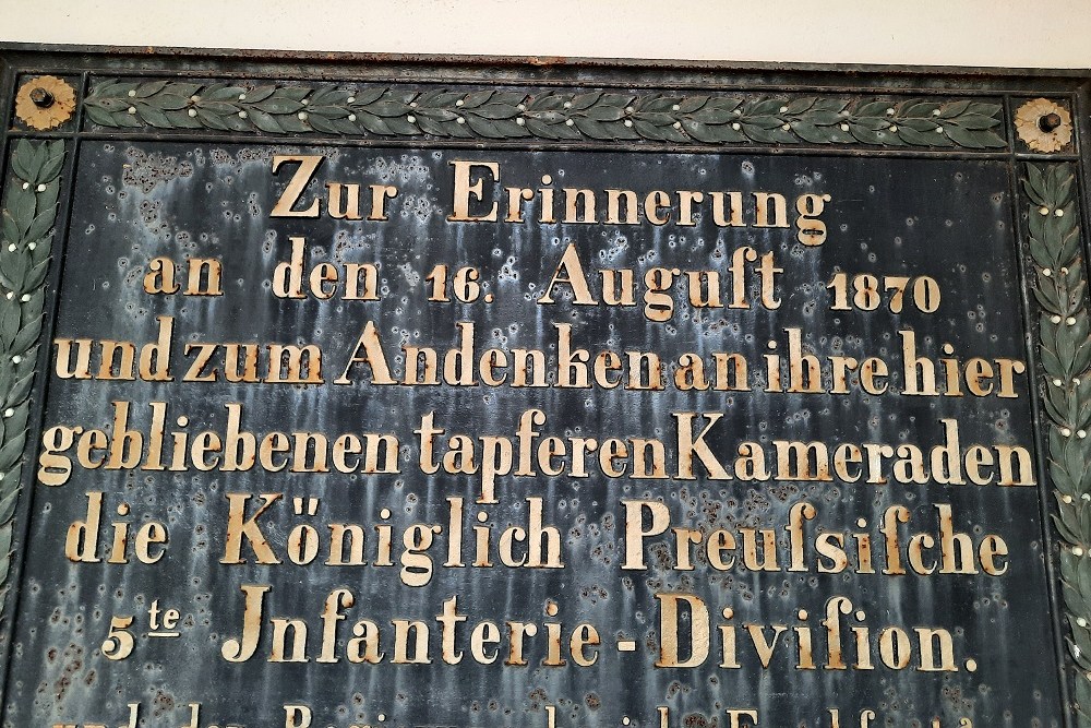 German Memorial Kniglich Preussissche 5 Infanterie Division #1