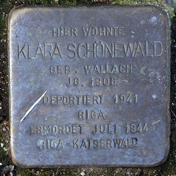 Stolpersteine Knigsheide 14 #2