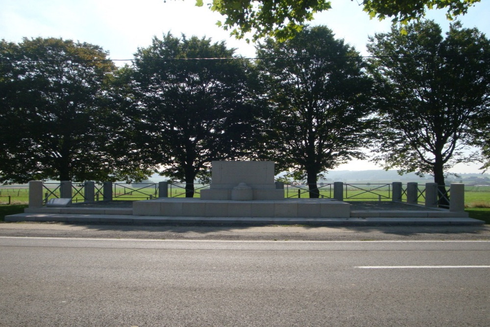 Oorlogsmonument American 27th and 30th Divisions Kemmel #1