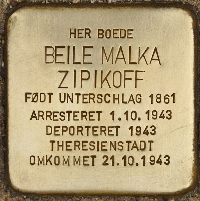 Stolpersteine Krystalgade 12 #3