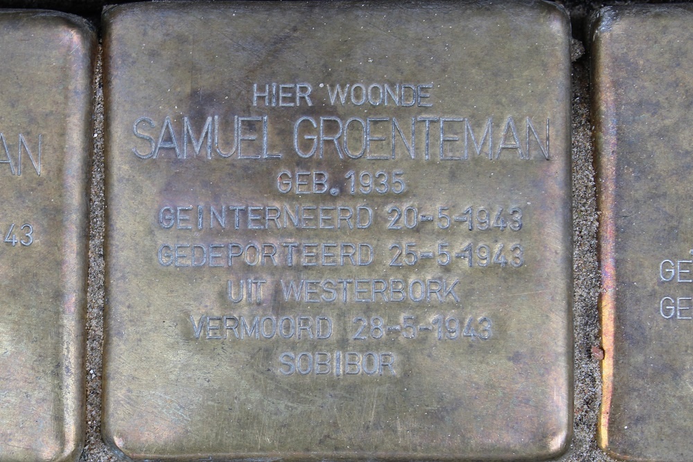 Stolpersteine Burgemeester Tellegenstraat 160 #3