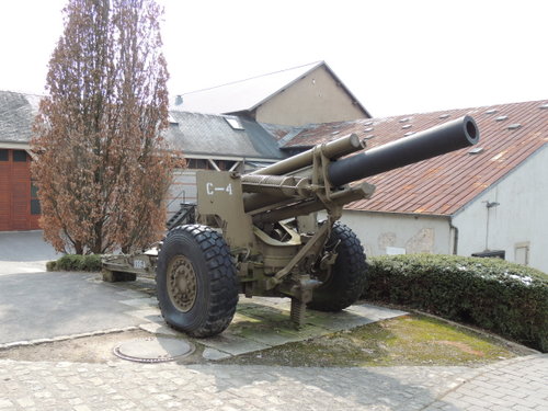 Amerikaanse M114 155mm Howitzer Diekirch #2