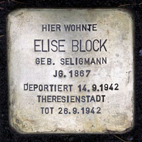 Stumbling Stone Leopoldstraße 32 #1