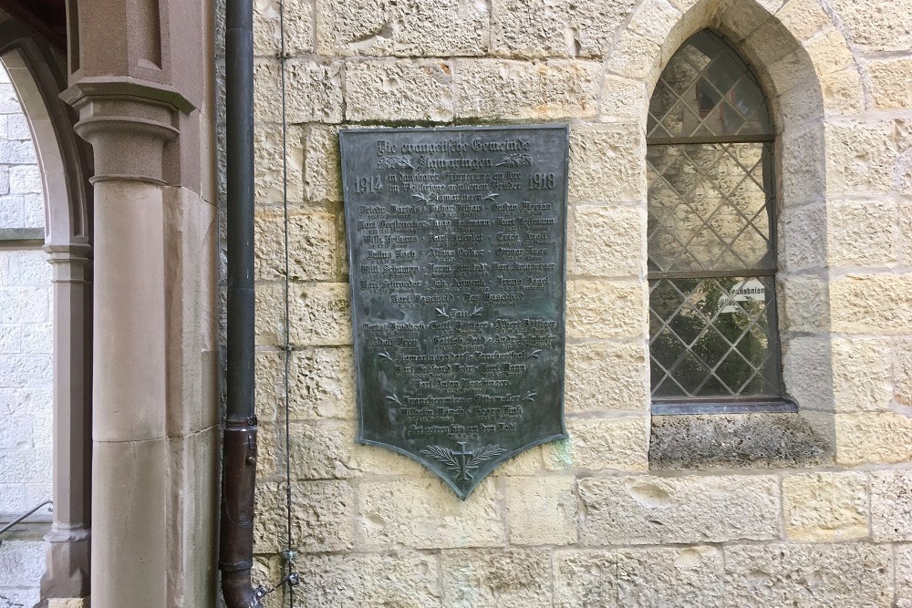 Memorials For The Fallen In The First And Second World War Sigmaringen #3