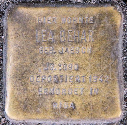 Stolpersteine Kantstrae 154a #3