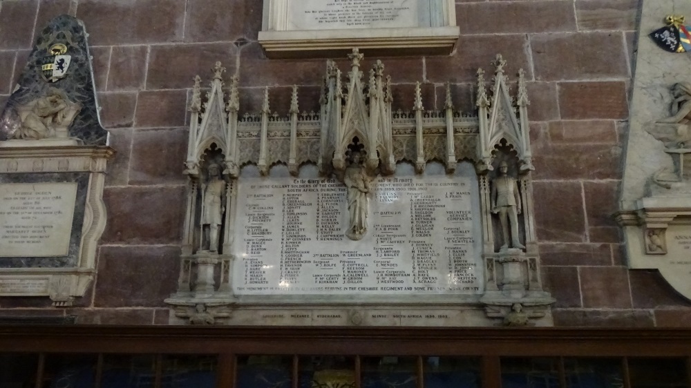 Memorials Chester Cathedral #1