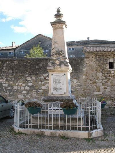 Oorlogsmonument Saint-Marcel d'Ardche