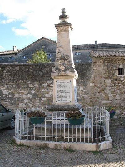 War Memorial Saint-Marcel d'Ardèche #1