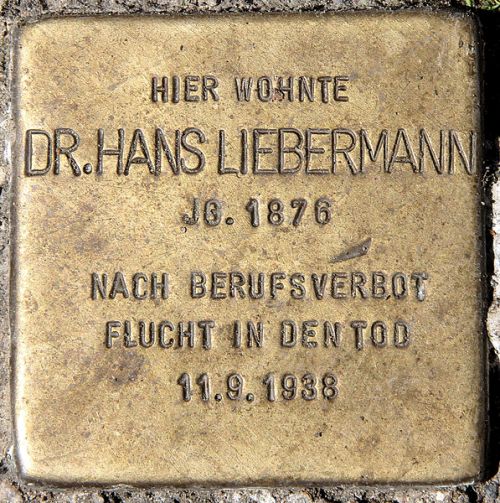 Stolperstein Binger Straße 25