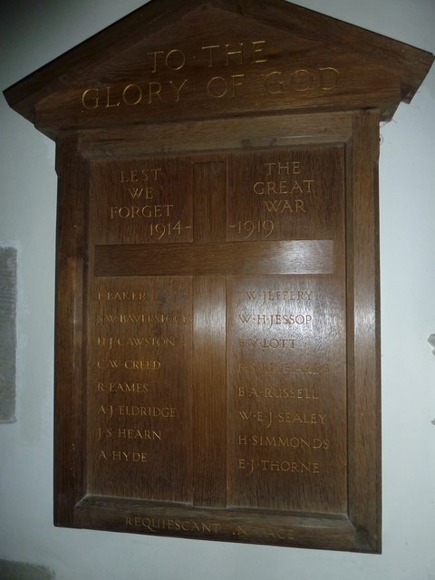 War Memorial St. John the Baptist Church