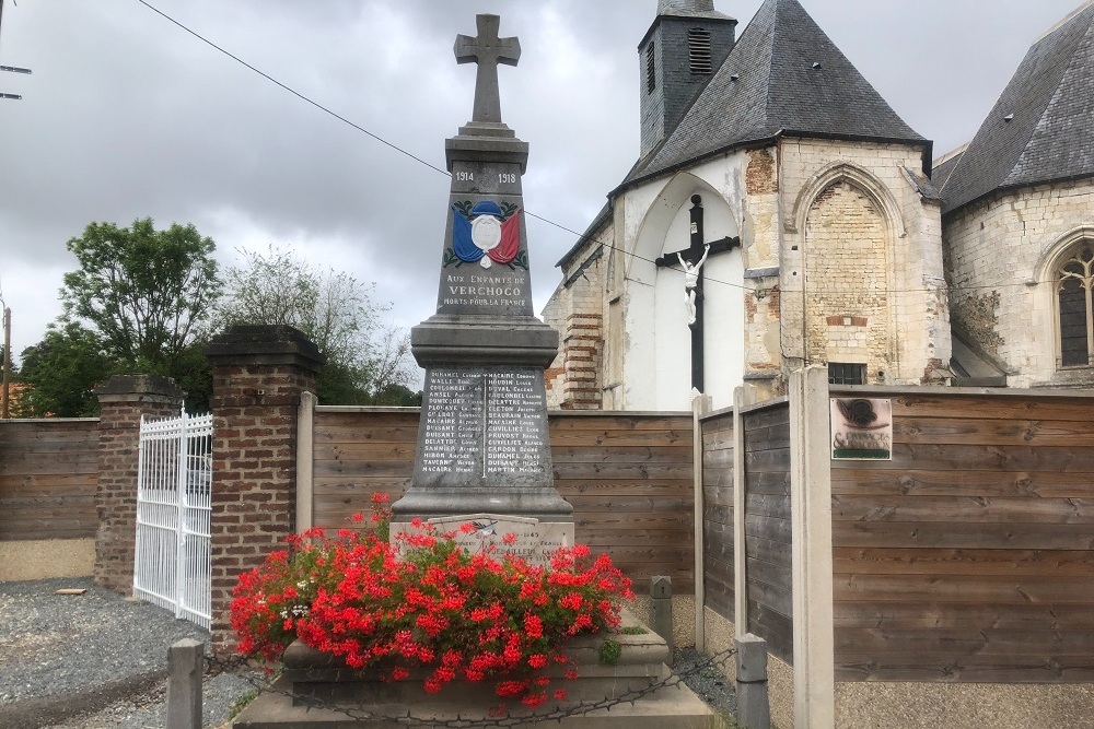 Oorlogsmonument Verchocq #1