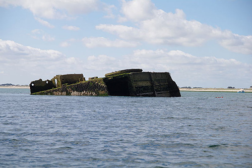 Wrak Amerikaans Schip Utah Beach