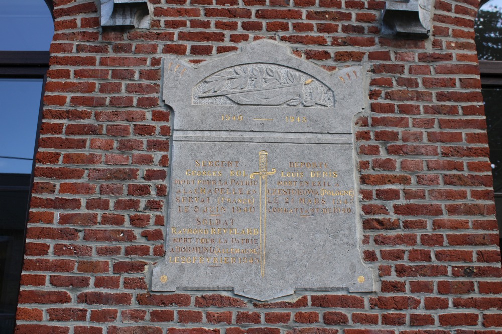 Commemorative Plates War Victims Cour-sur-Heure #4