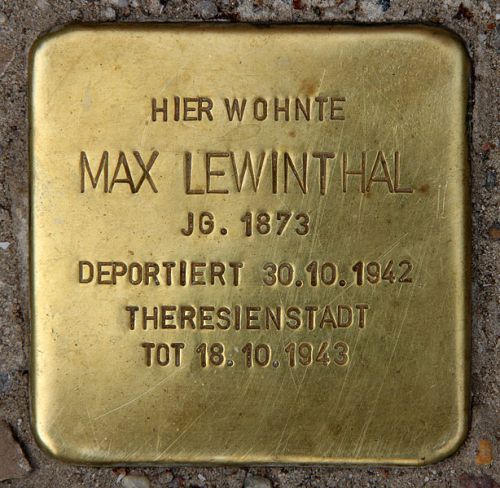 Stolpersteine Motzstraße 29 #3
