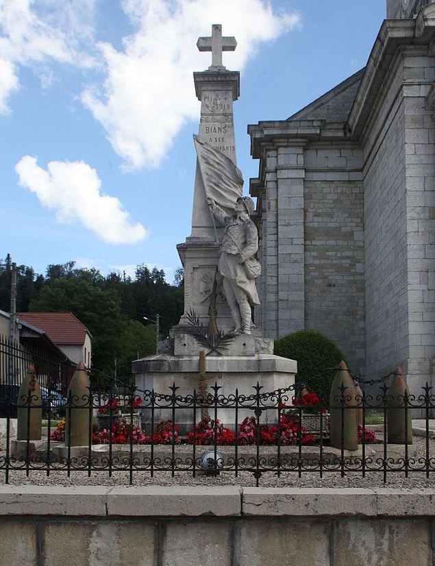 Monument Eerste Wereldoorlog Bians-les-Usiers #1