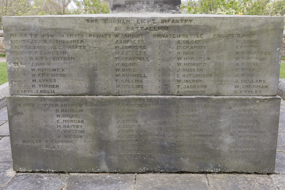 Monument Boerenoorlog Durham Light Infantry #3